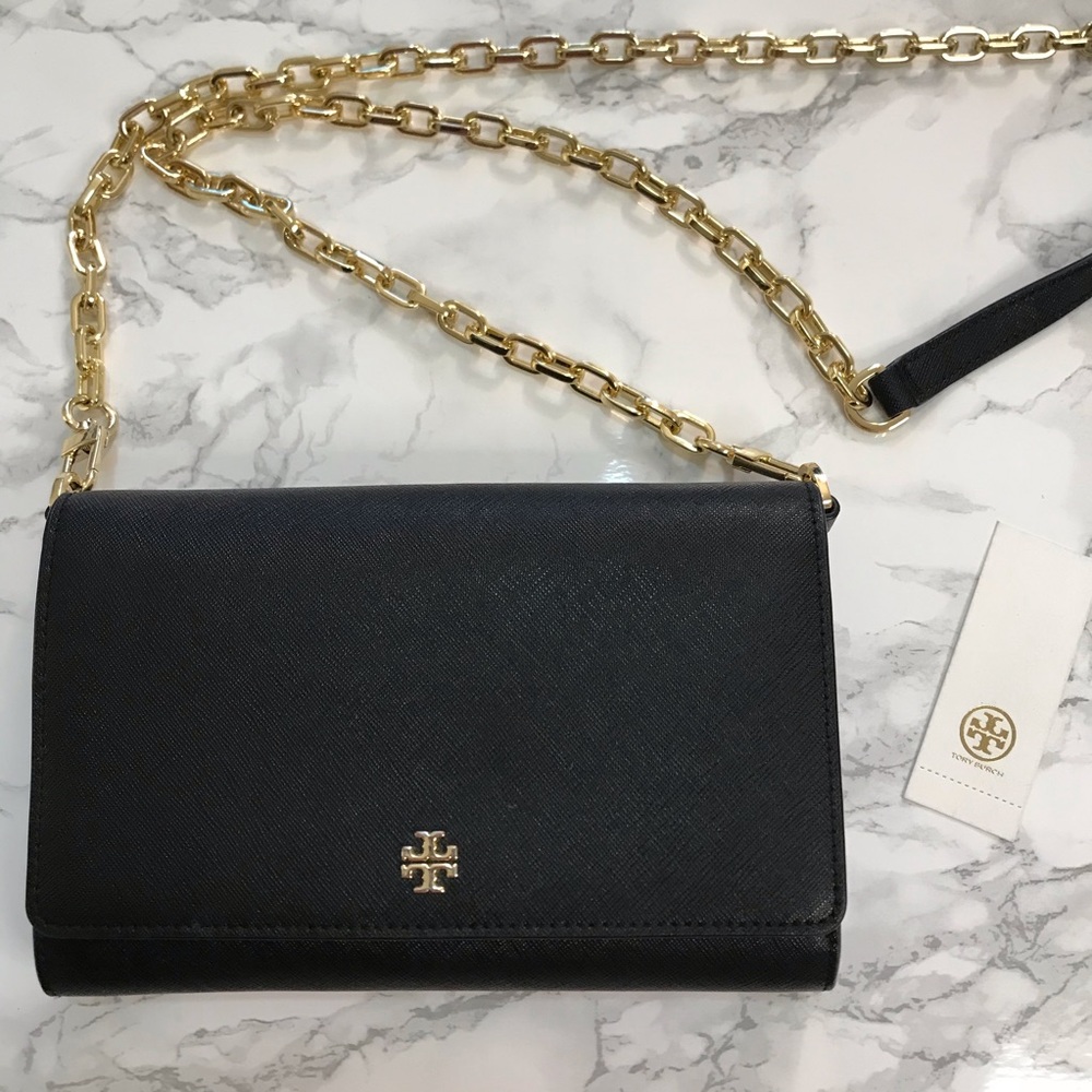 ! HP 1/30!Tory Burch Emerson Chain Wallet